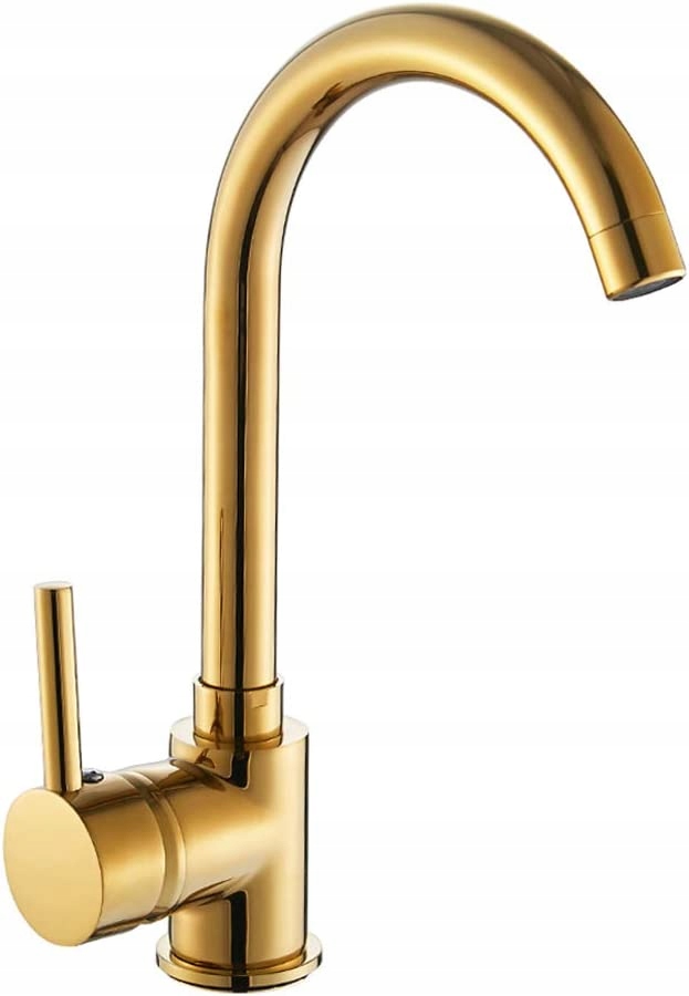 Kuchyňská dřezová baterie zlatá Brenor