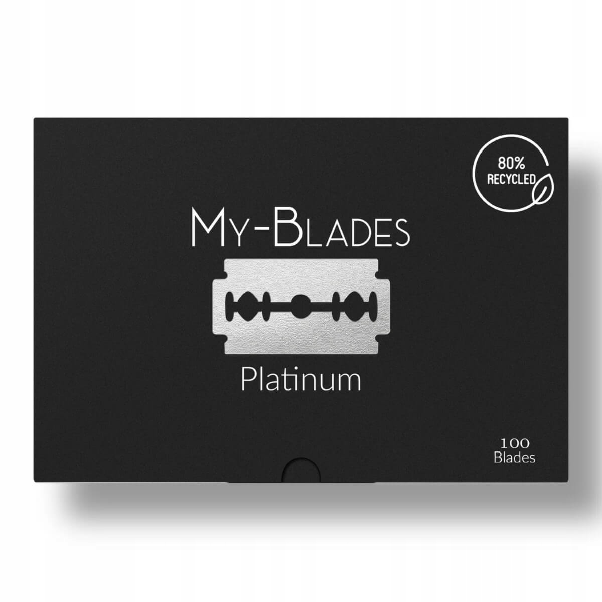 My-Blades žiletky na holení Double Edge Platinum Razor Blade 100 kusů