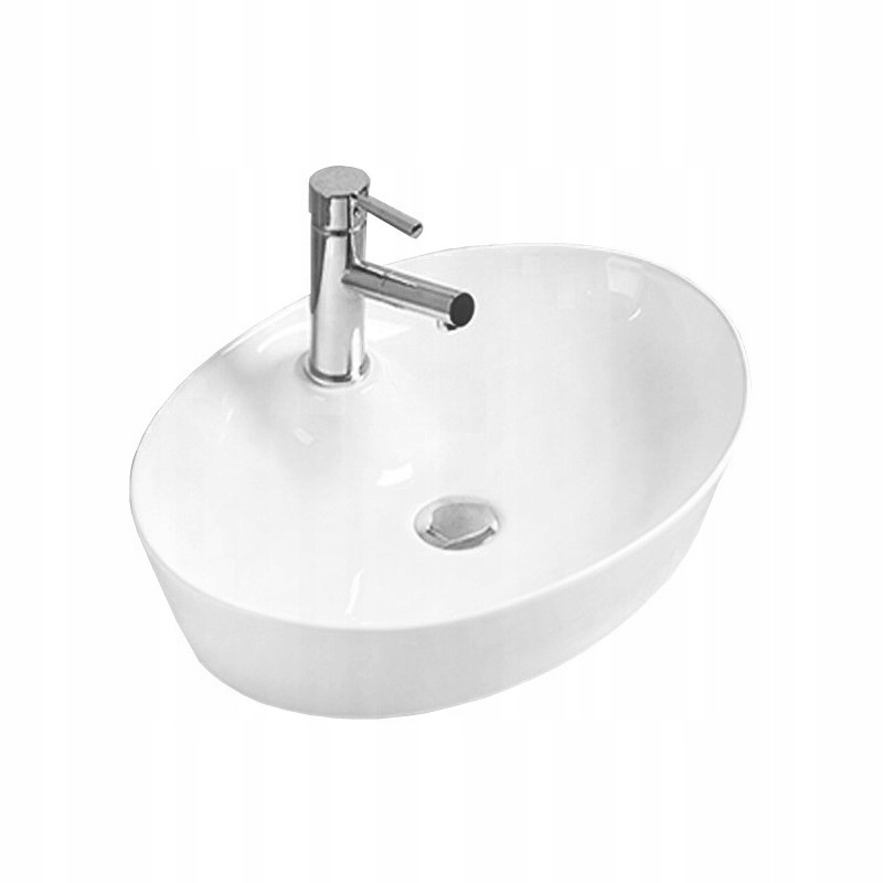 Mexen Aida umyvadlo na desku 55 x 40 cm, Bílá 21205500