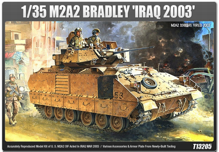 Academy 13205 M2A2 Bradley Model Plastový 1:35