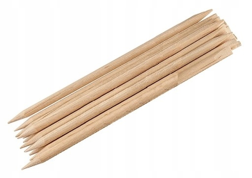 

Patyczki do skórek drewniane krótkie 9,5cm 10szt