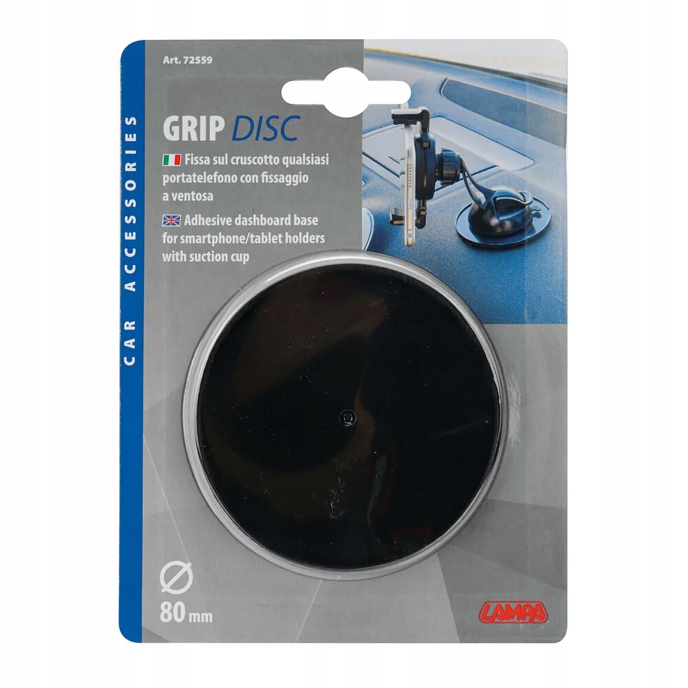 Nalepka uniwersalna podkładka na deskę rozdzielczą baza do przyssawki grip