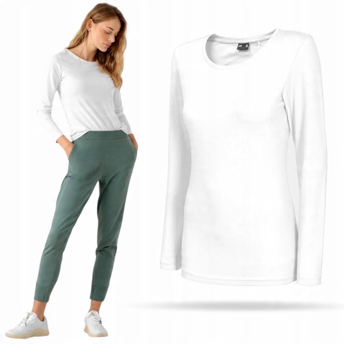 

Koszulka Z Długim Rękawem Damska 4F Longsleeve M