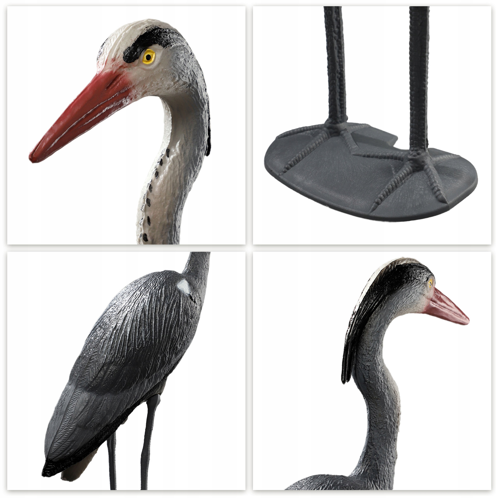 FIGURA OGRODOWA FIGURKA OZDOBA OGRODU DEKORACJA CZAPLA DUŻA 70cm XXL Waga produktu z opakowaniem jednostkowym 0.5 kg