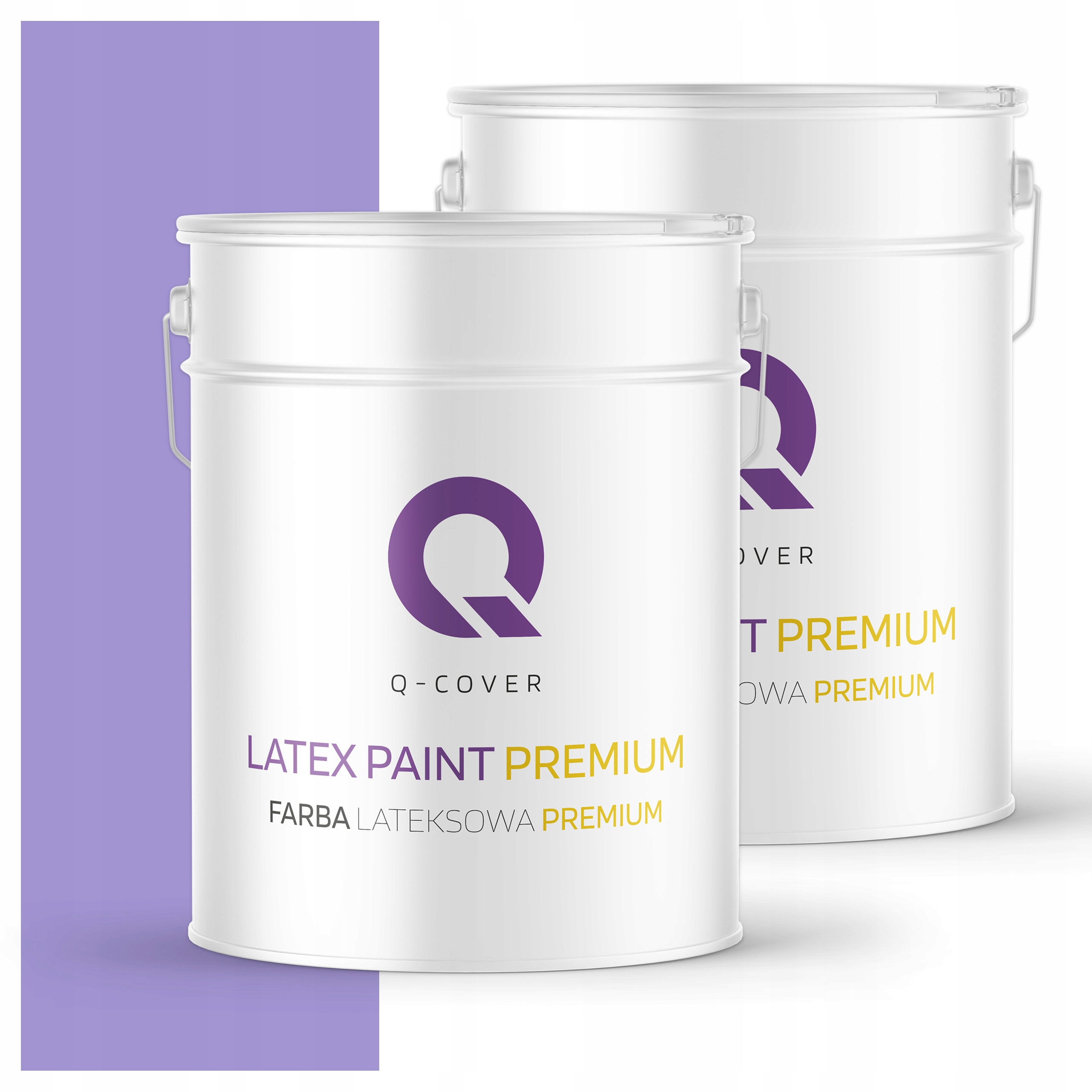 Farba odolná voči škvrnám Umývateľná na steny stropov 10L Hlboká matná fialová