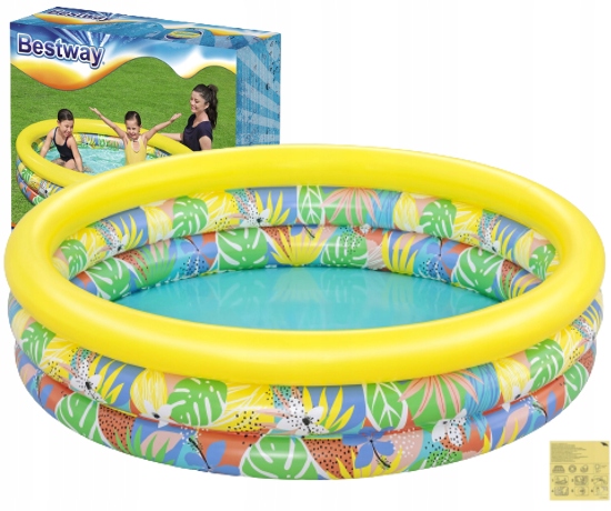 

Dmuchany Basen Basenik Dla Dzieci Bestway 168x38cm