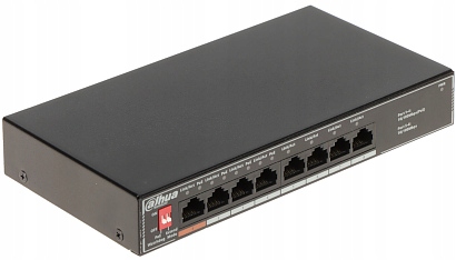 Switch Poe SF1008LP 8-PORTOWY, 4 PoE Dahua