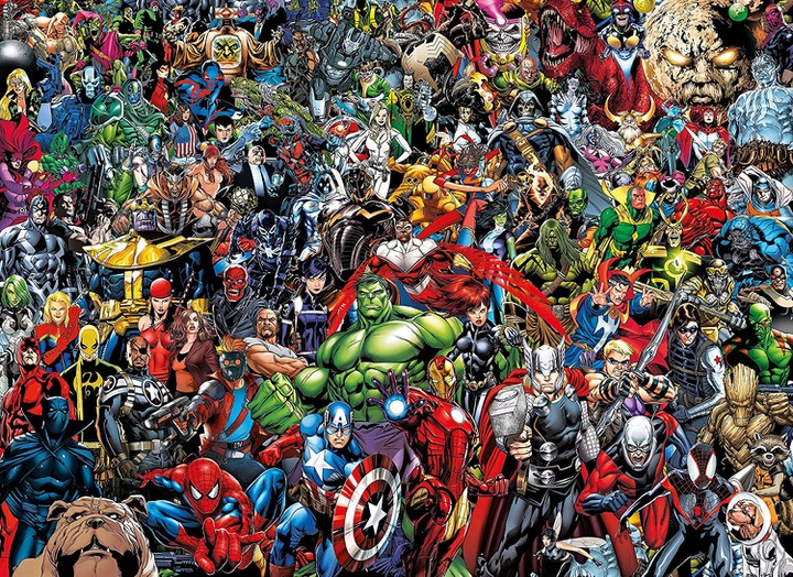 Puzzle 1000 Marvel Clementoni Avengers Impossible EAN (GTIN) 8005125394111