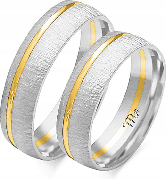 Zlaté snubní prsteny pro svatební pár 585, velikost 29 30 31, módní svatební kolekce