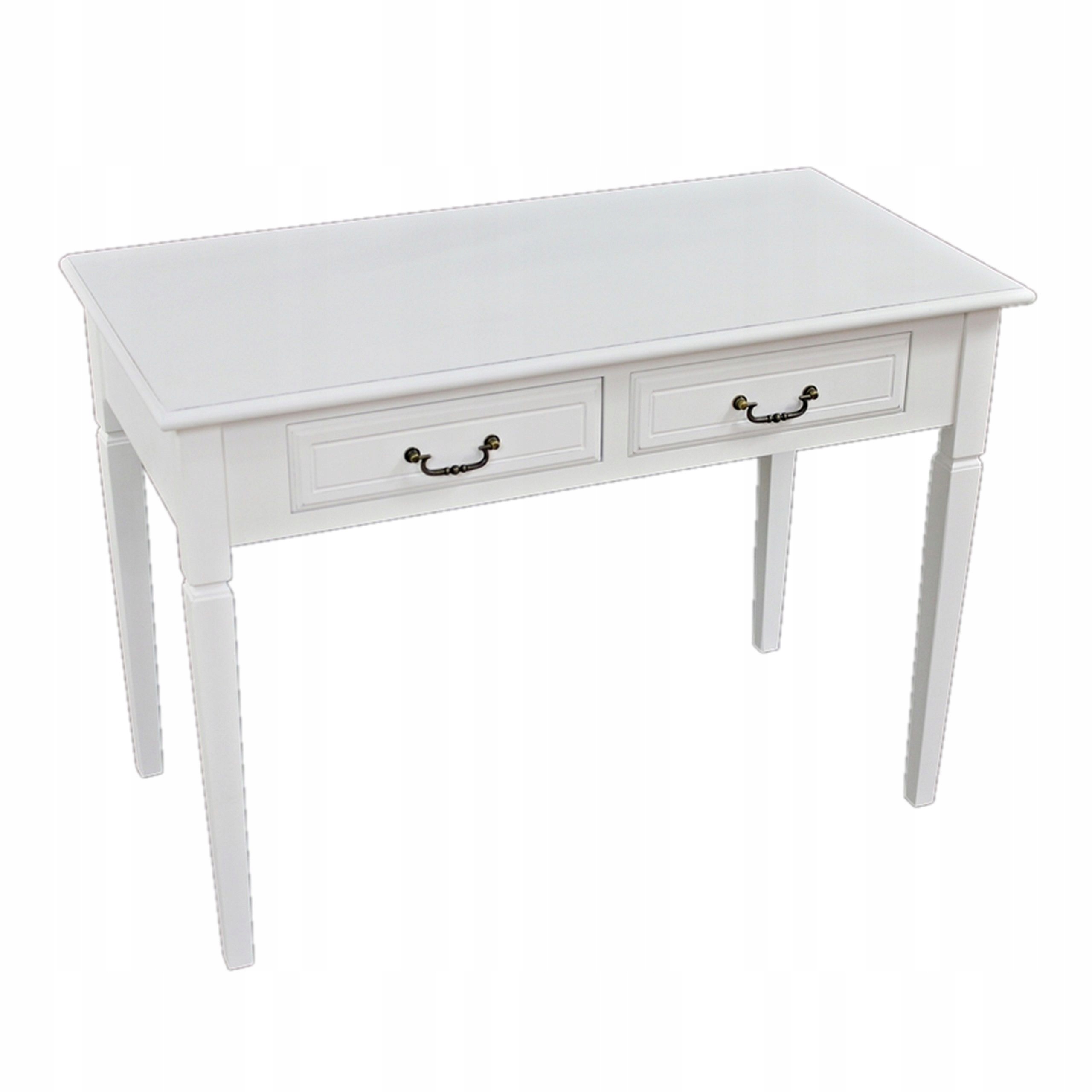 

Stylowa konsola, stolik , białe biurko rustykalne