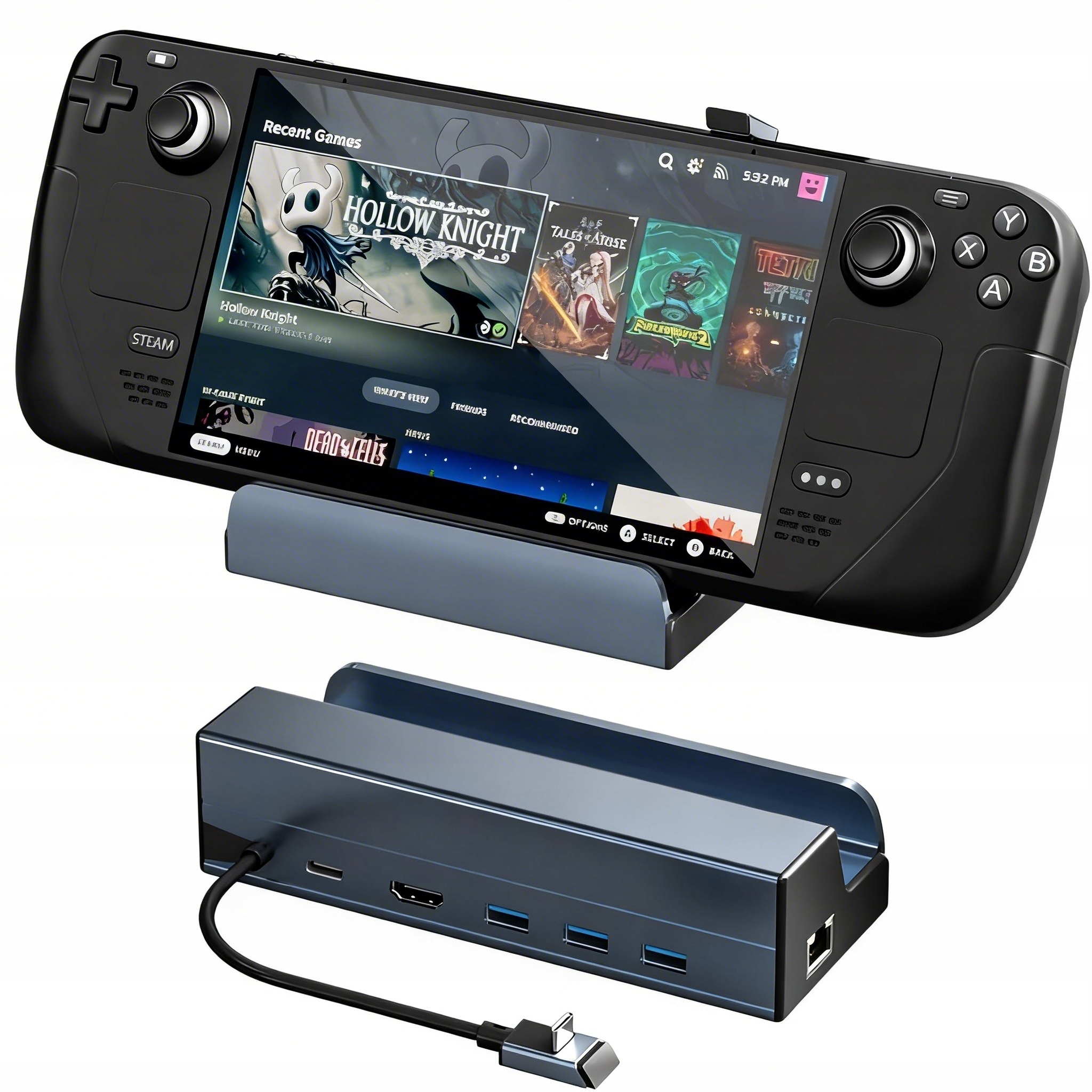 Stacja Dokująca SUPERHUB 6w1 Steam Deck ROG ALLY HDMI 4K USB-C 100W