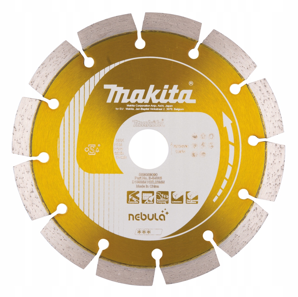 Makita Diamantový Kotouč 150 x 22,23 mm Segment (na Sucho) Beton