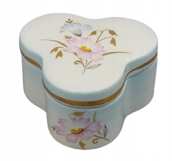 Piękne puzderko - porcelana - Palissy England