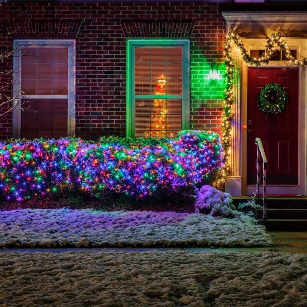 SALCAR LAMPKI DRUCIKOWE MULTIKOLOR GRILANDA ŁAŃCUCH ŚWIETLNY 10M 100LED — miniatura 4