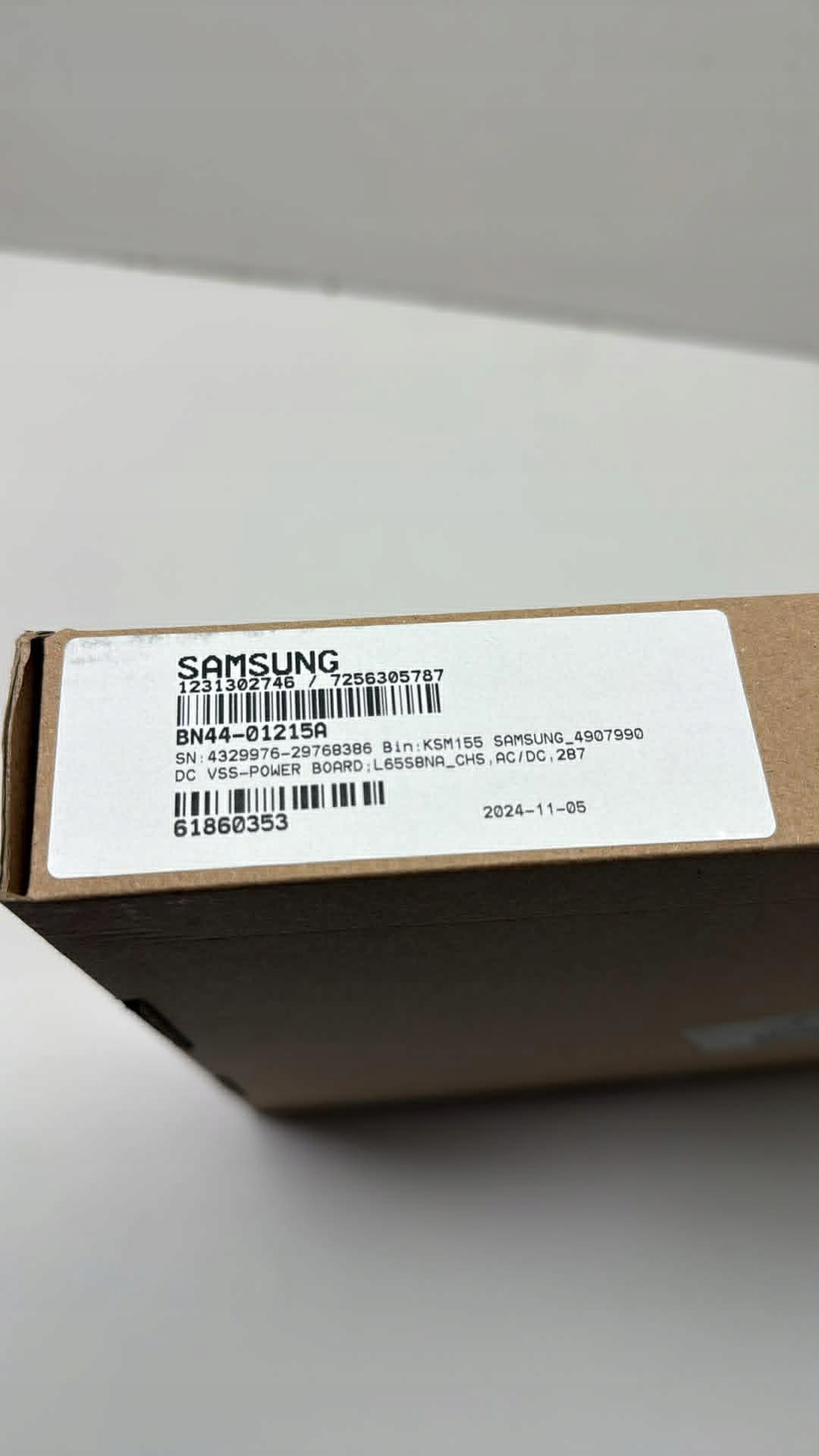 Samsung QN65Q80CDFXZA Power Board BN44-01215A (L65S8NA_CHS)