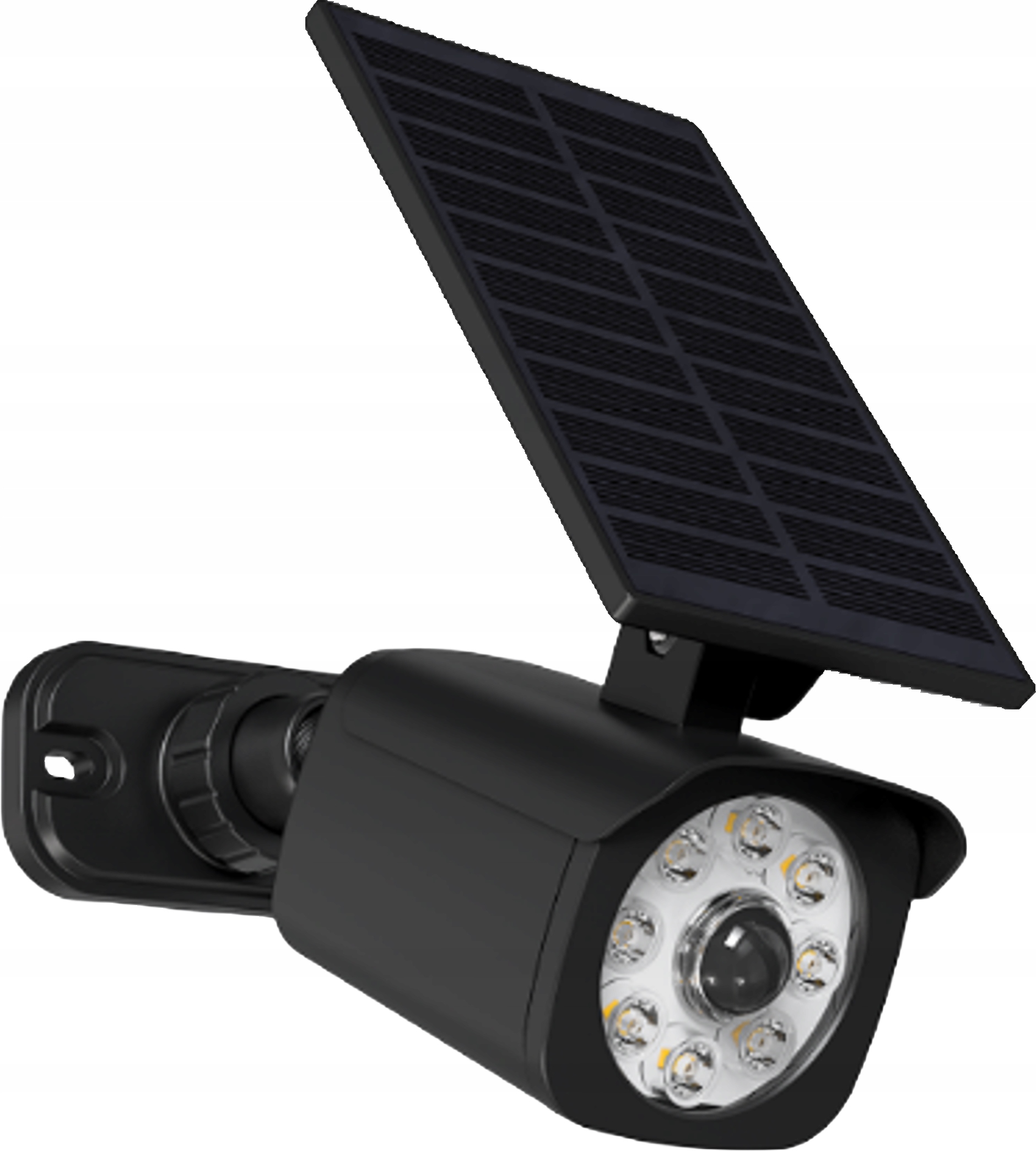 Lampa Solarna Led Z Czujnikiem Ruchu Atrapa Kamery Ip Bestlan 4 sztuki