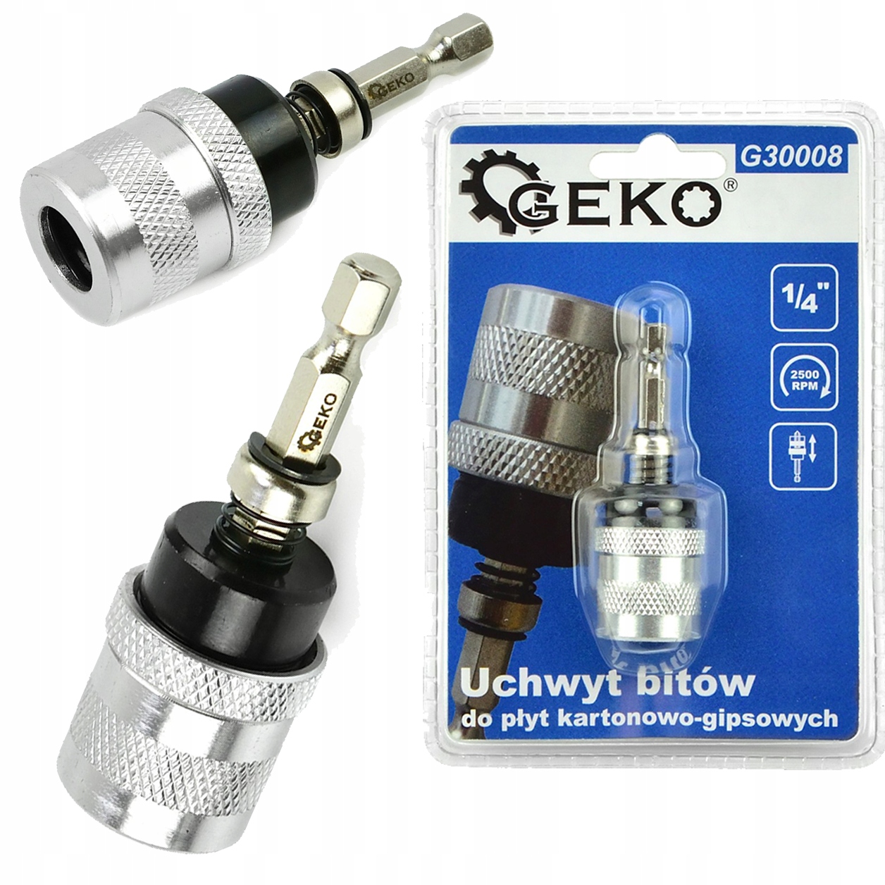 UCHWYT BITÓW KOŃCÓWKA DO PŁYT G/K OGRANICZNIK GEKO