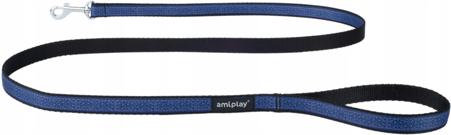 

AmiPlay Joy Smycz nylon taśma Fioletowa Psa 150 /1