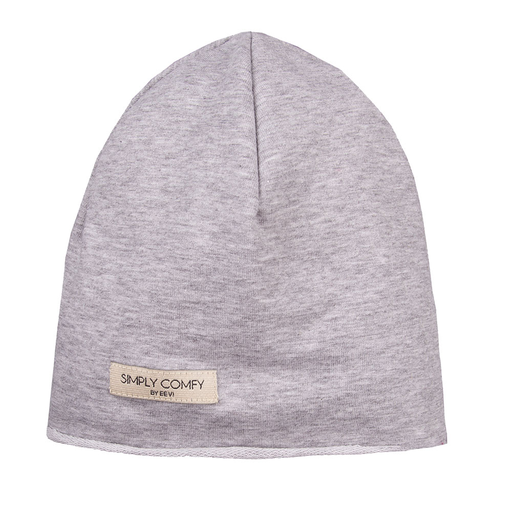 

Czapka z dresówki szara Simply Comfy Eevi XL