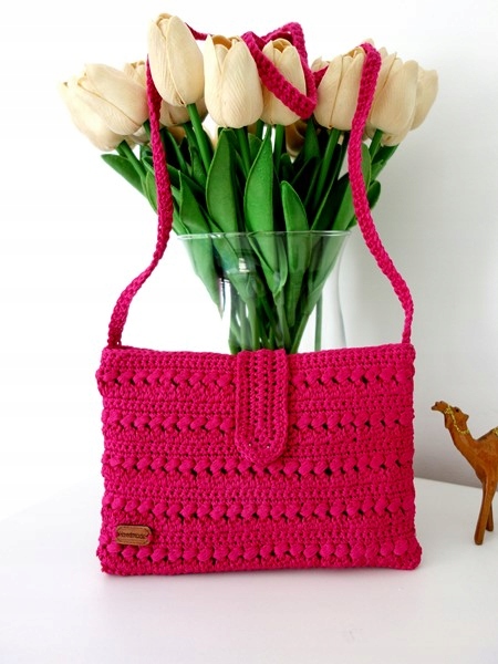 NOWA TOREBKA MAŁA HANDMADE SZYDEŁKOWA RÓŻOWA DLA DZIEWCZYNKI KOLORY Marka Inna marka
