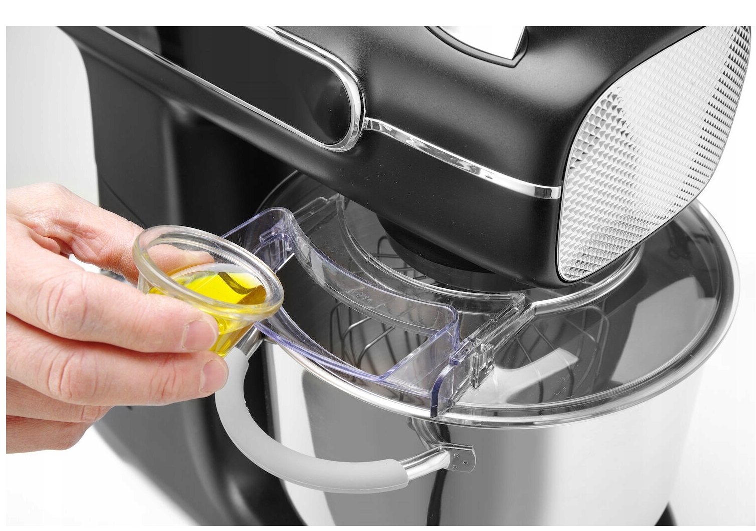 Mikser Planetarny HENDI Blackbolt 7L 1500W, 4 Programy, Czarny, 4 Końcówki Marka Hendi