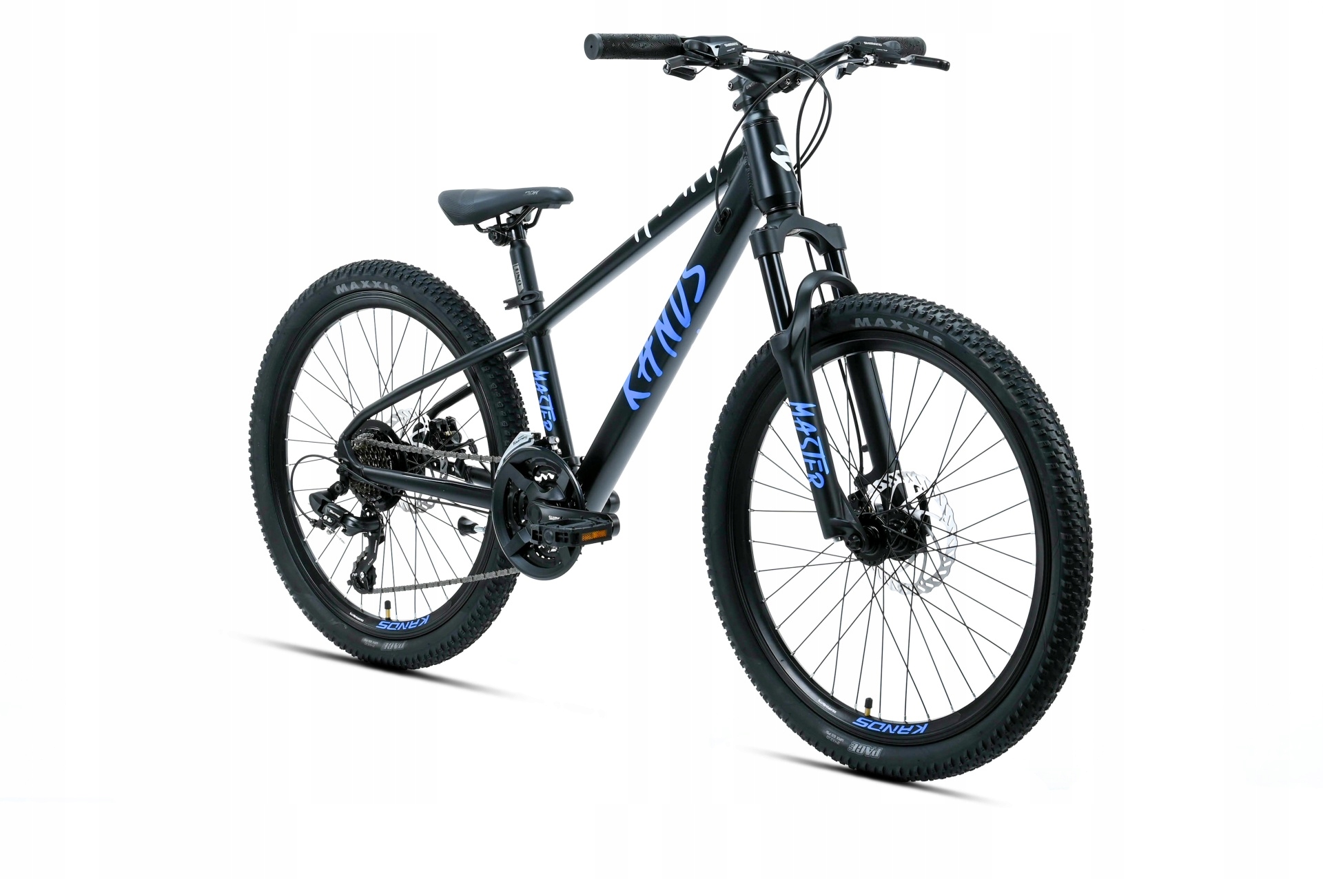 Rower młodzieżowy Mtb 24'' Kands Master czarny 2026 alu 2xTarcza