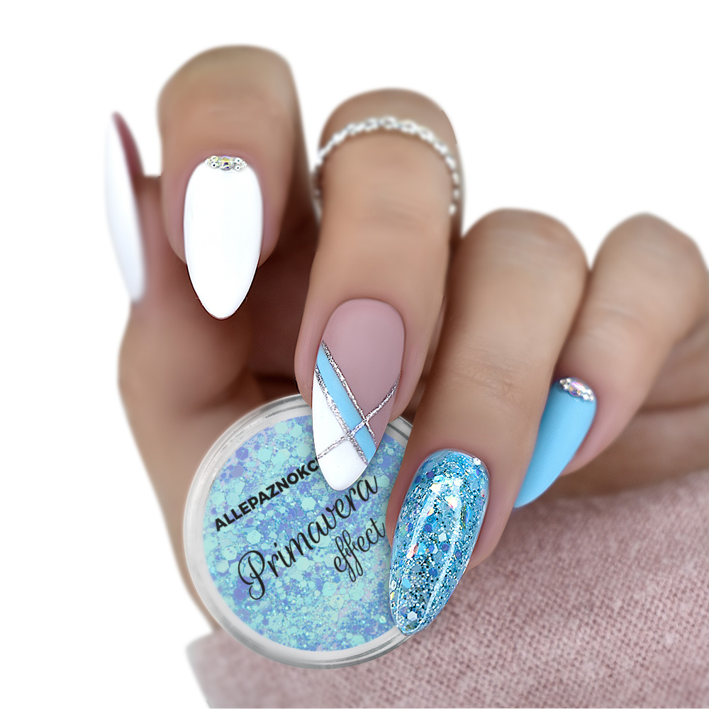 OZDOBA DO PAZNOKCI PYŁEK EFEKT OPALIZUJĄCY PRIMAVERA KOLORY