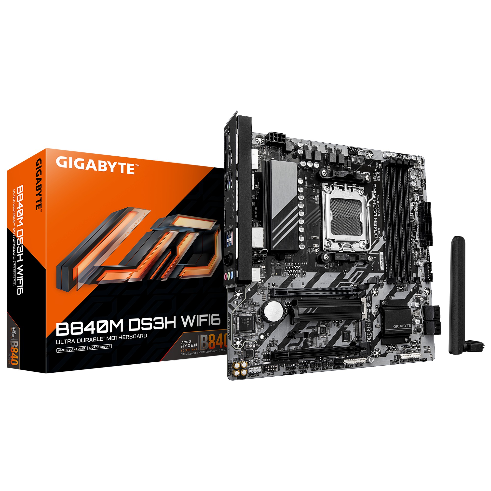 Gigabyte B840M DS3H WIFI6/AM5/mATX