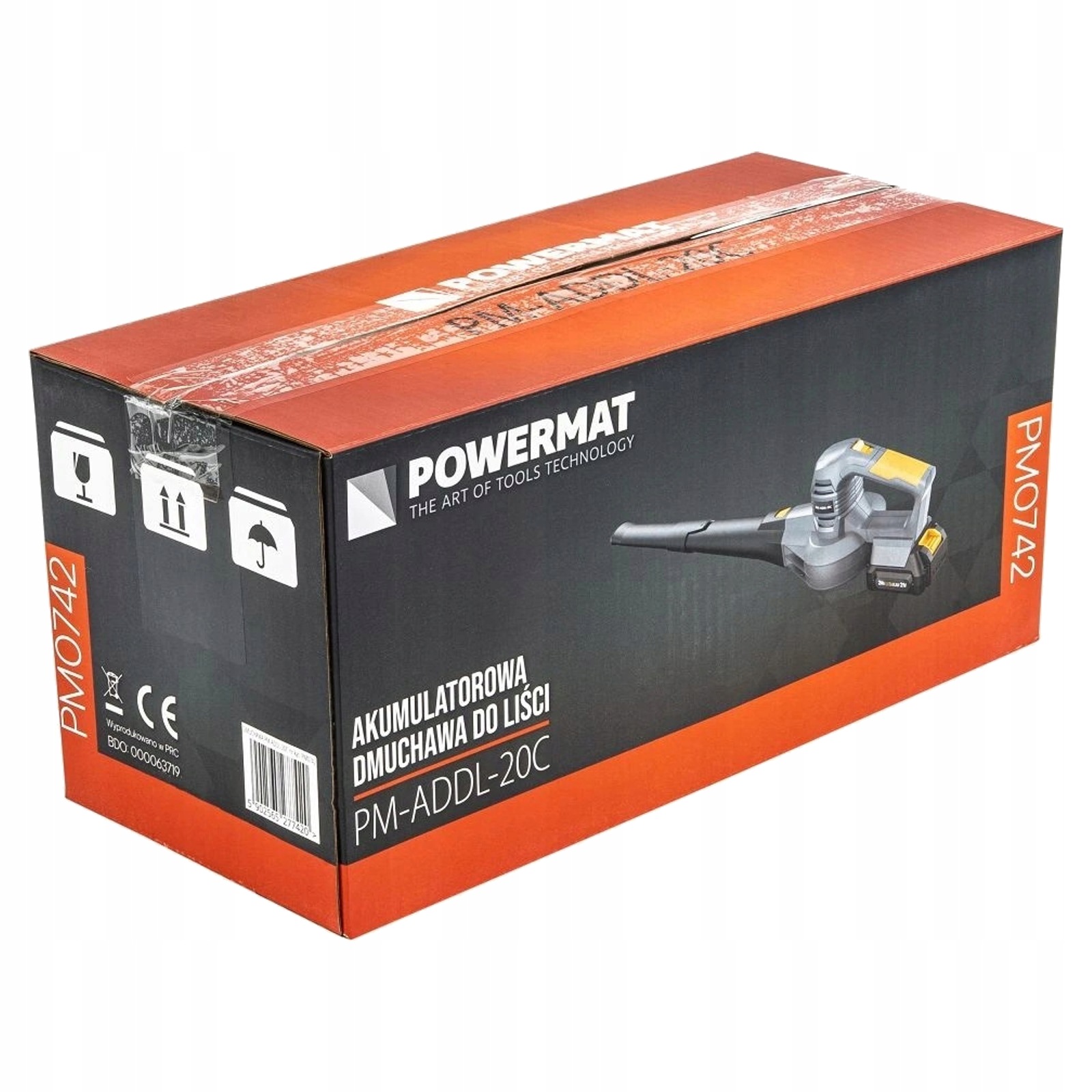 Aku zahradní fukar na listí 20V Powermat PM-ADDL-20C baterie nabíječka