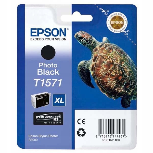 Inkoust Epson C13T15714010 T1571 černý (black)