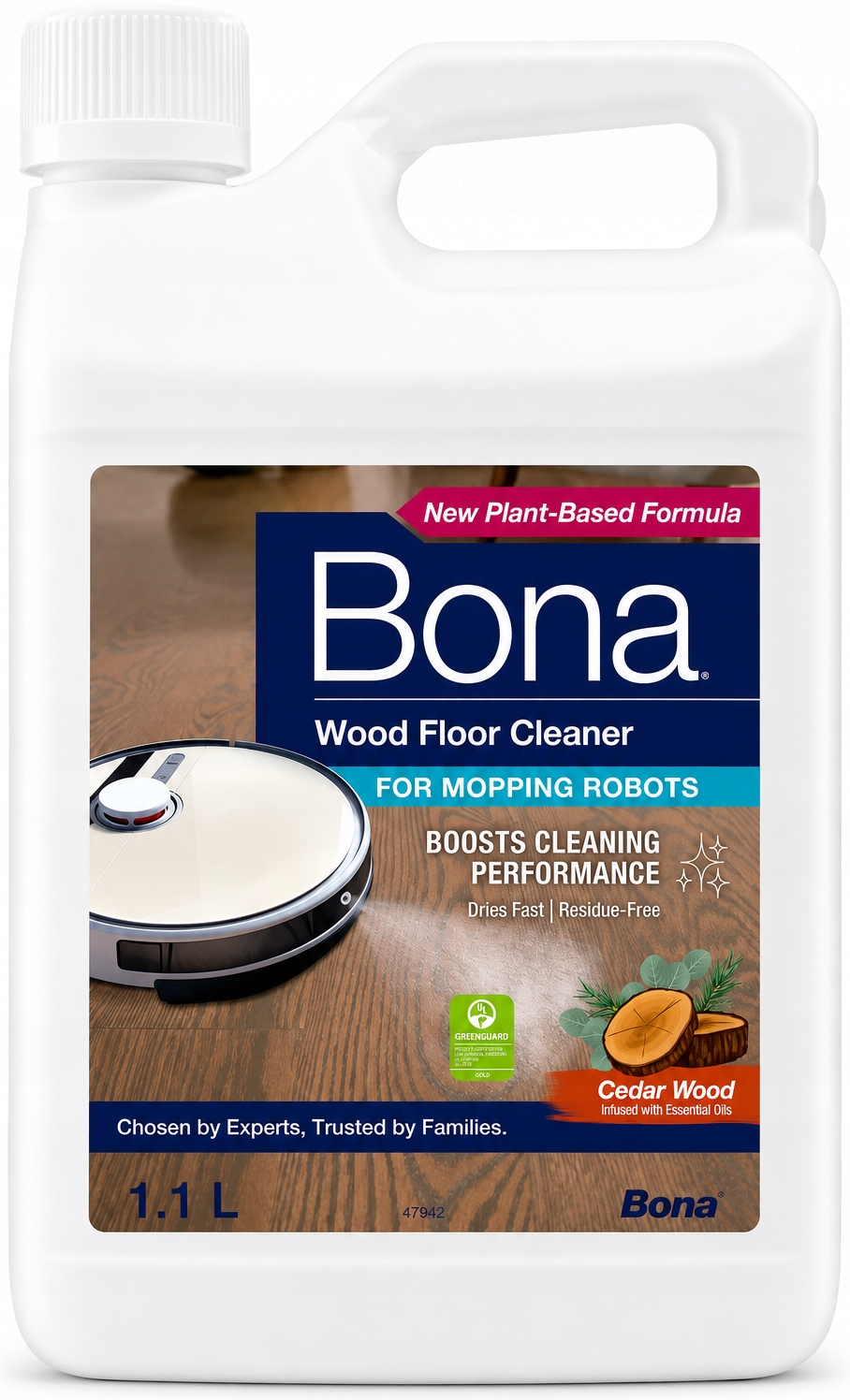 Bona Wood Floor Cleaner Robots 1,1L kapalina pro mopovací roboty na dřevo