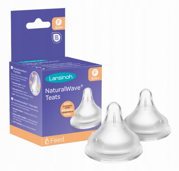 LANSINOH Smoczek do karmienia Natural Wave Szybki