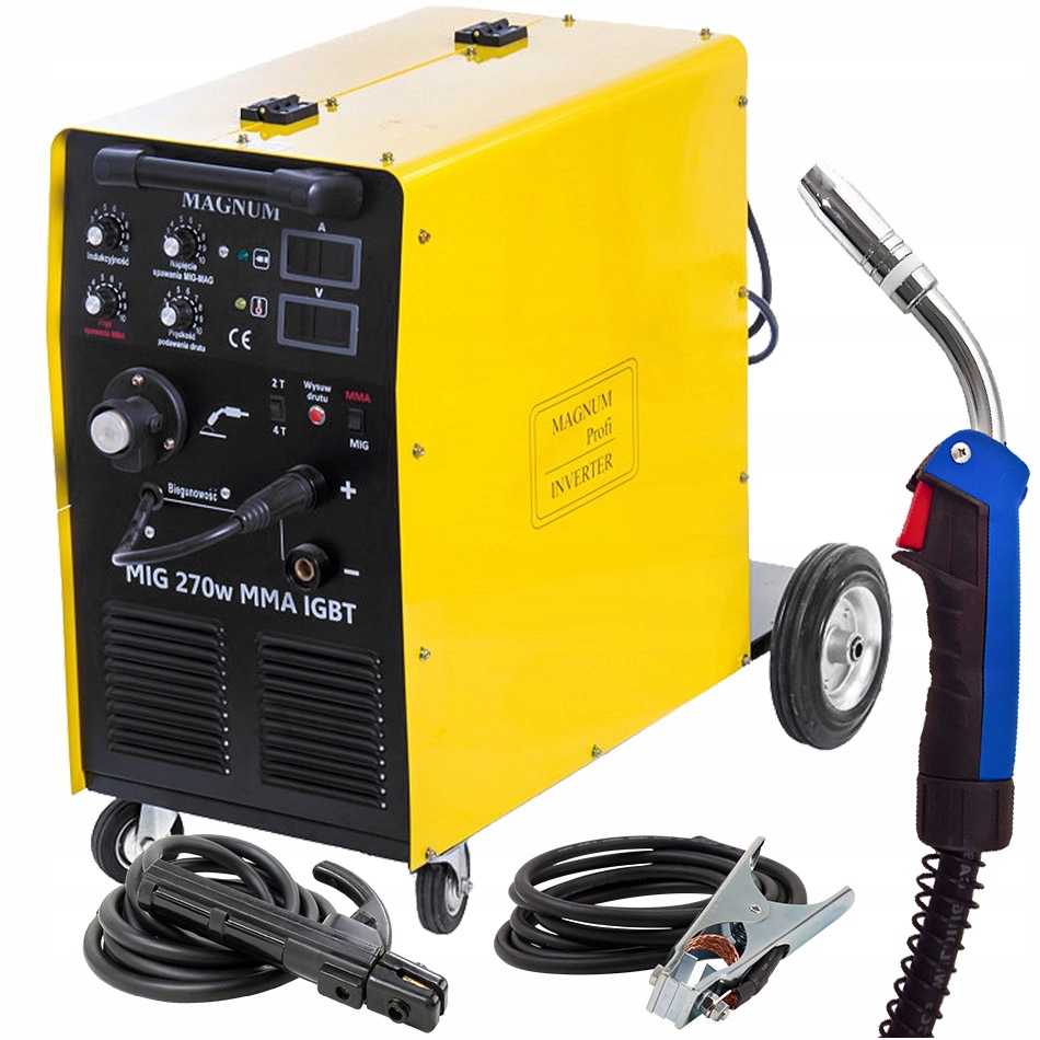 Spawarka Magnum Mig 270W Mma Migomat 4X4 Igbt