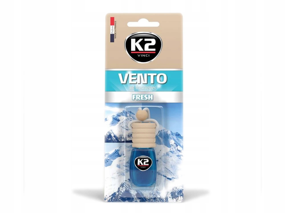 

Zapach samochodowy zawieszka K2 Vento Fresh 8ml