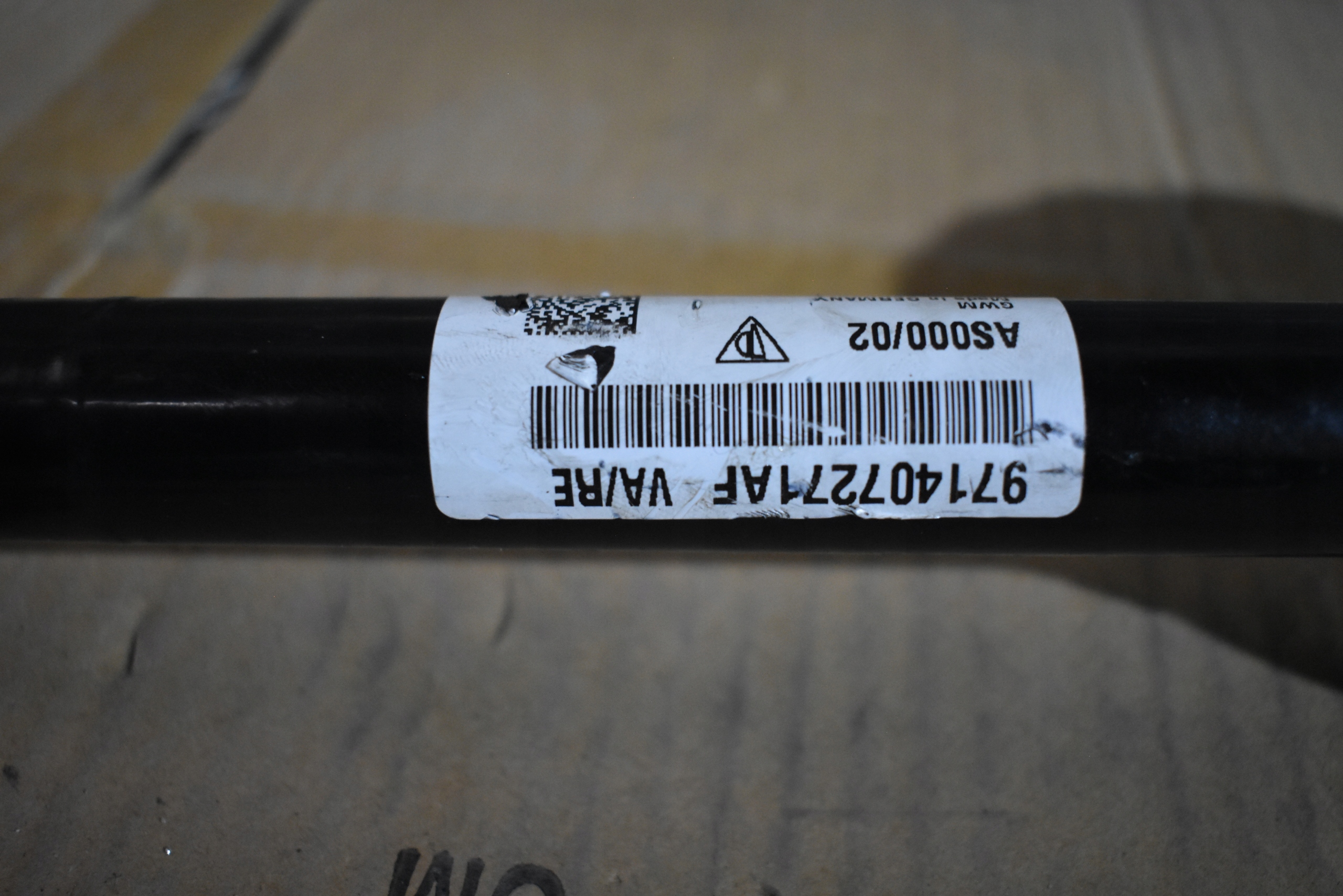 semi-axis front right PORSCHE PANAMERA 971 1