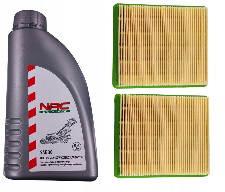 

Olej kosiarki Nac filtr powietrza T475 T575 T675