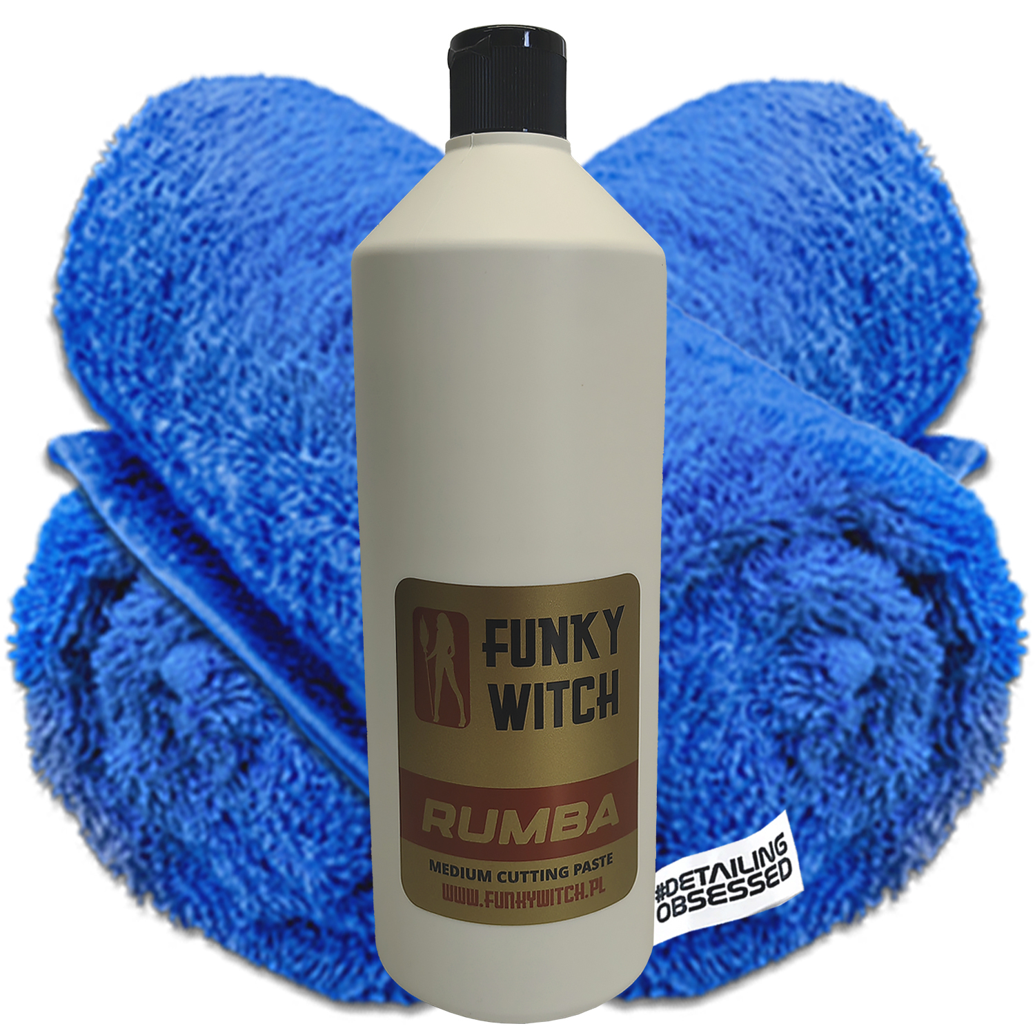 Funky Witch Rumba Medium Cutting Paste 1000 ml stredne rezná leštiaca pasta