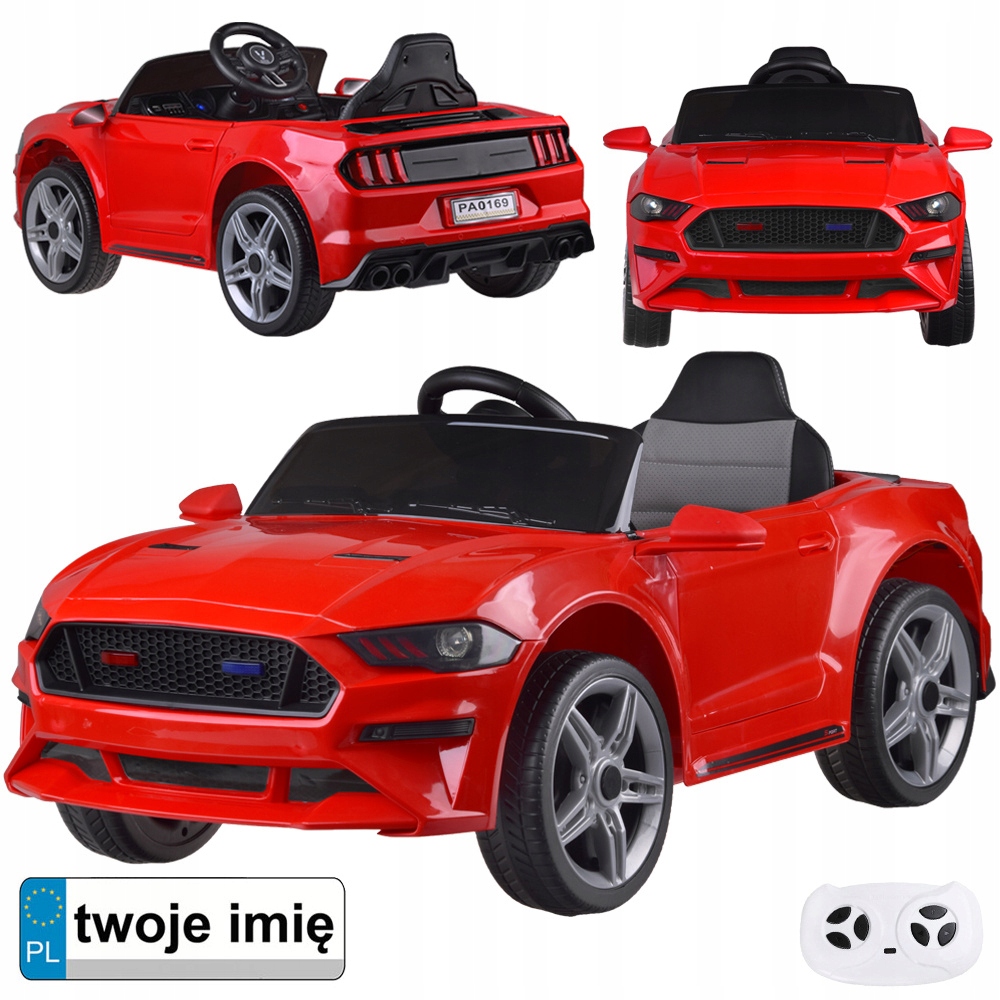 Autko na akumulator kultowy Mustang Gt dla kierowców PA0169