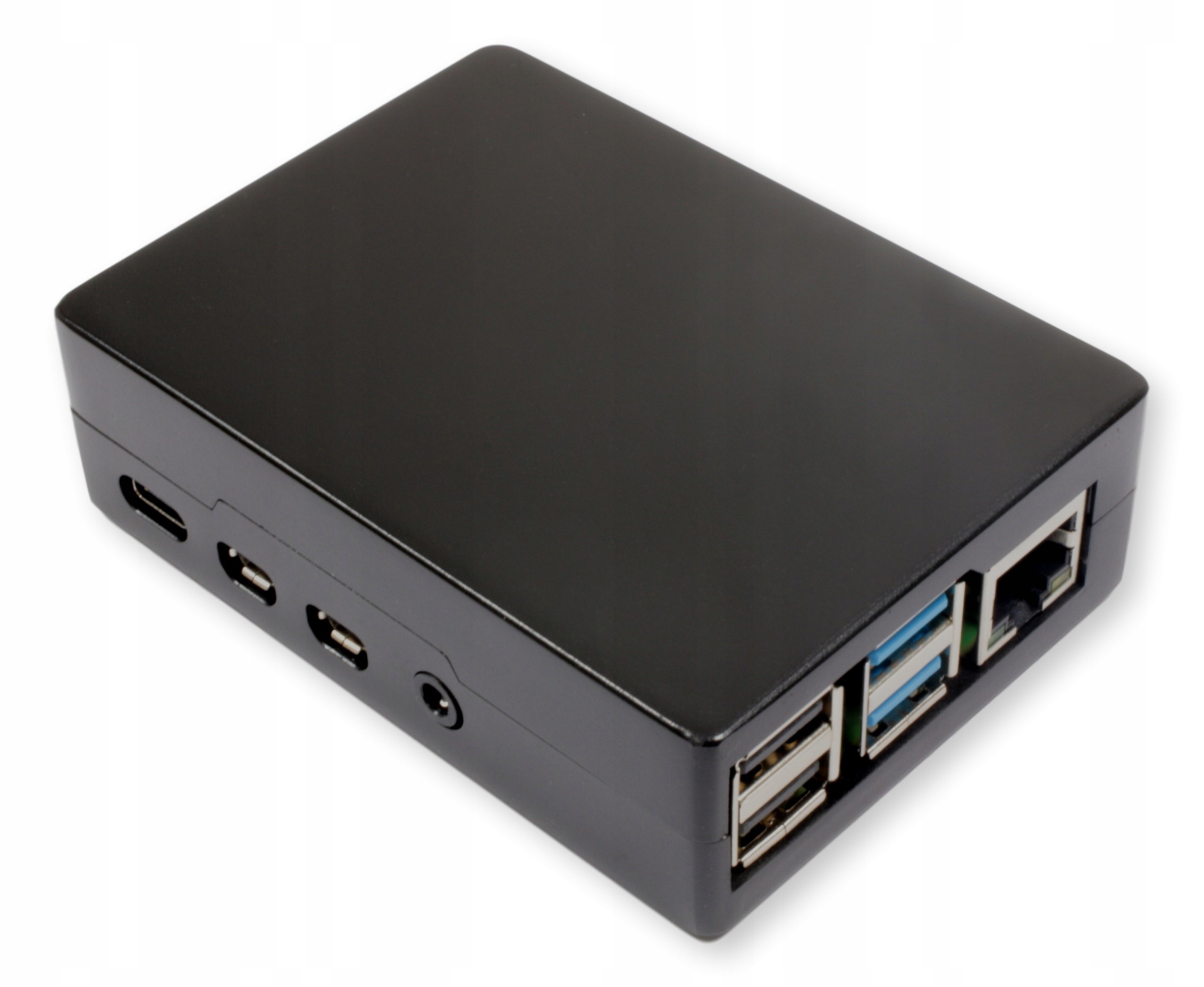 Rpi4 алюминиевый корпус N01-черный