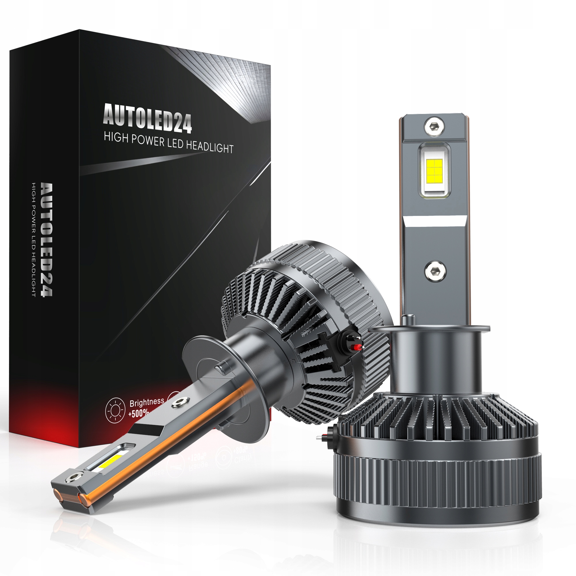 Led žárovky H1 100% Can Retrify Monster Power 30000LM 160W Homologace E8