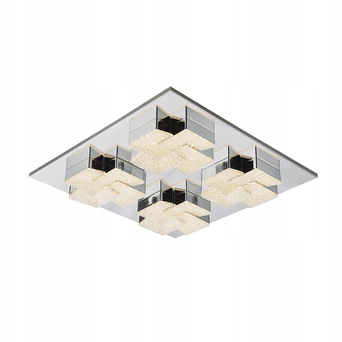 Plafon Led panel Italux Clarise nowoczesny chrom