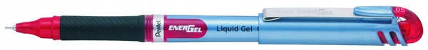 Pióro kulkowe BLN15 czerw.0.5mm EnerGel, Pentel