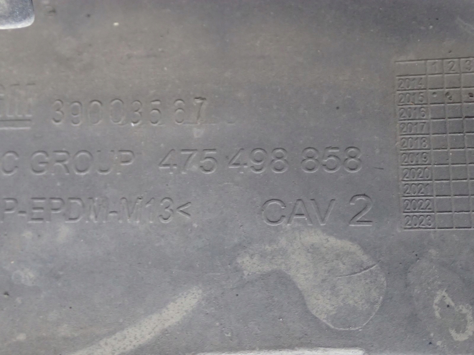 nárazník předek přední OPEL CORSA E X15 2014-2019R