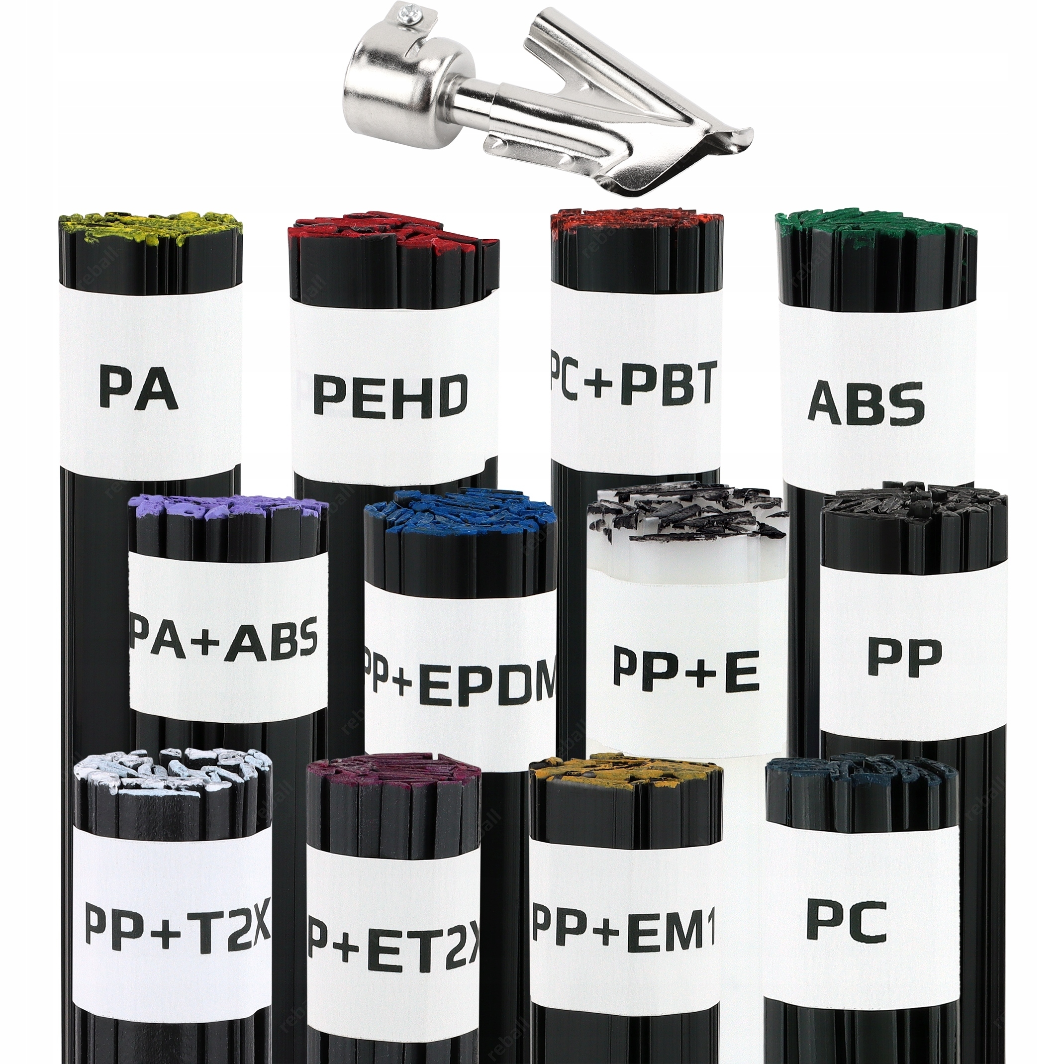 12X Svařovací Sada Pro Svařování Plastů 1,2 kg Tryska