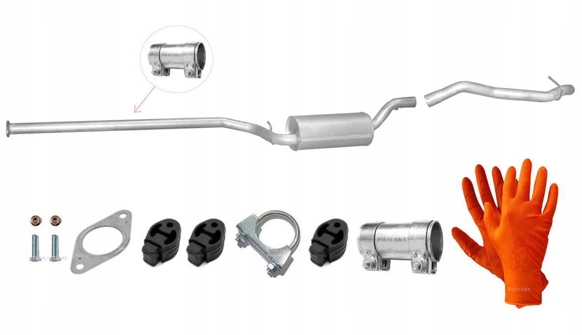 Volvo V50 1.6 Td 81 kW (od 11/2004) Tlumič Trubka