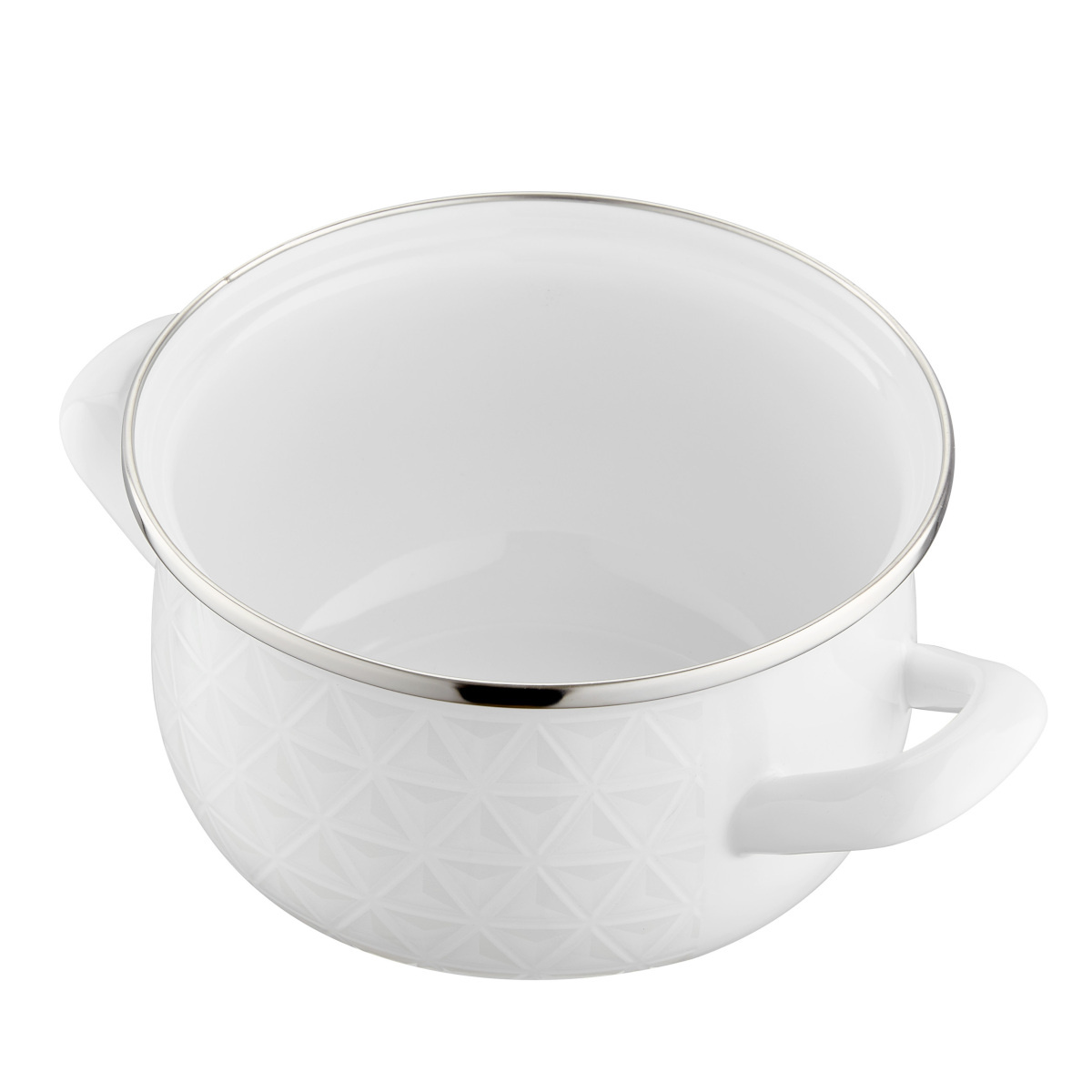 Zestaw garnków Emalia Pleszew Pyza Diamond 8 el. Linia Diamond