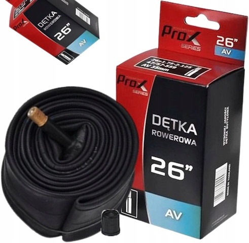 

Dętka Rowerowa 26 cali x 1,75/1,95/2,125 Av Prox