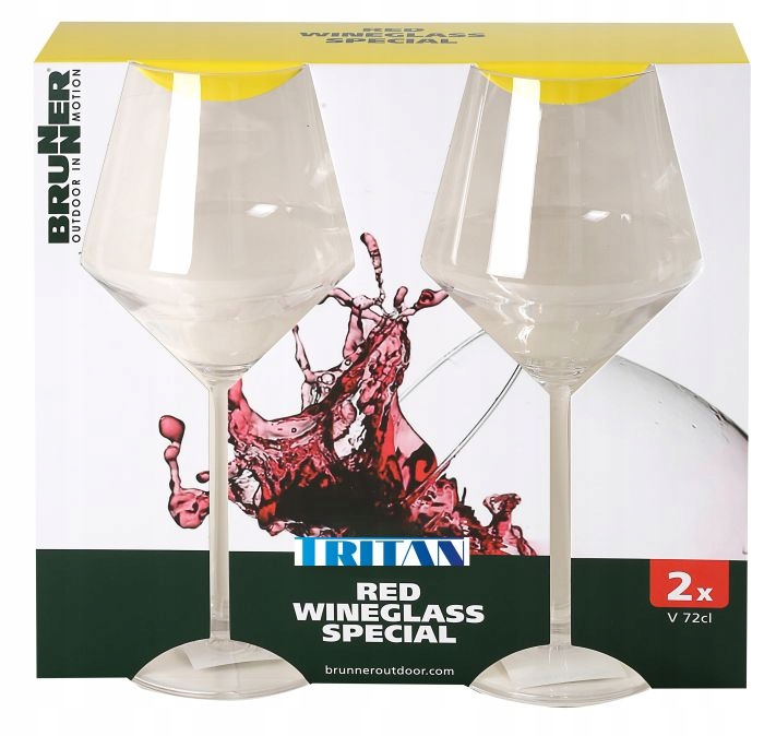 Brunner Riserva Wineglass Kieliszki Do Wina Czerwonego Melamina