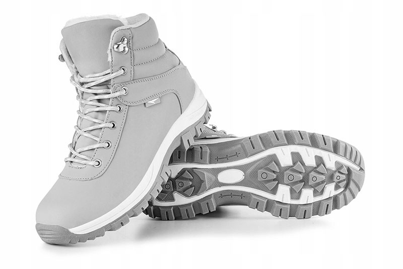 BUTY ZIMOWE DAMSKIE SPORTOWE OCIEPLANE P1 Kod producenta 86417d lgrey