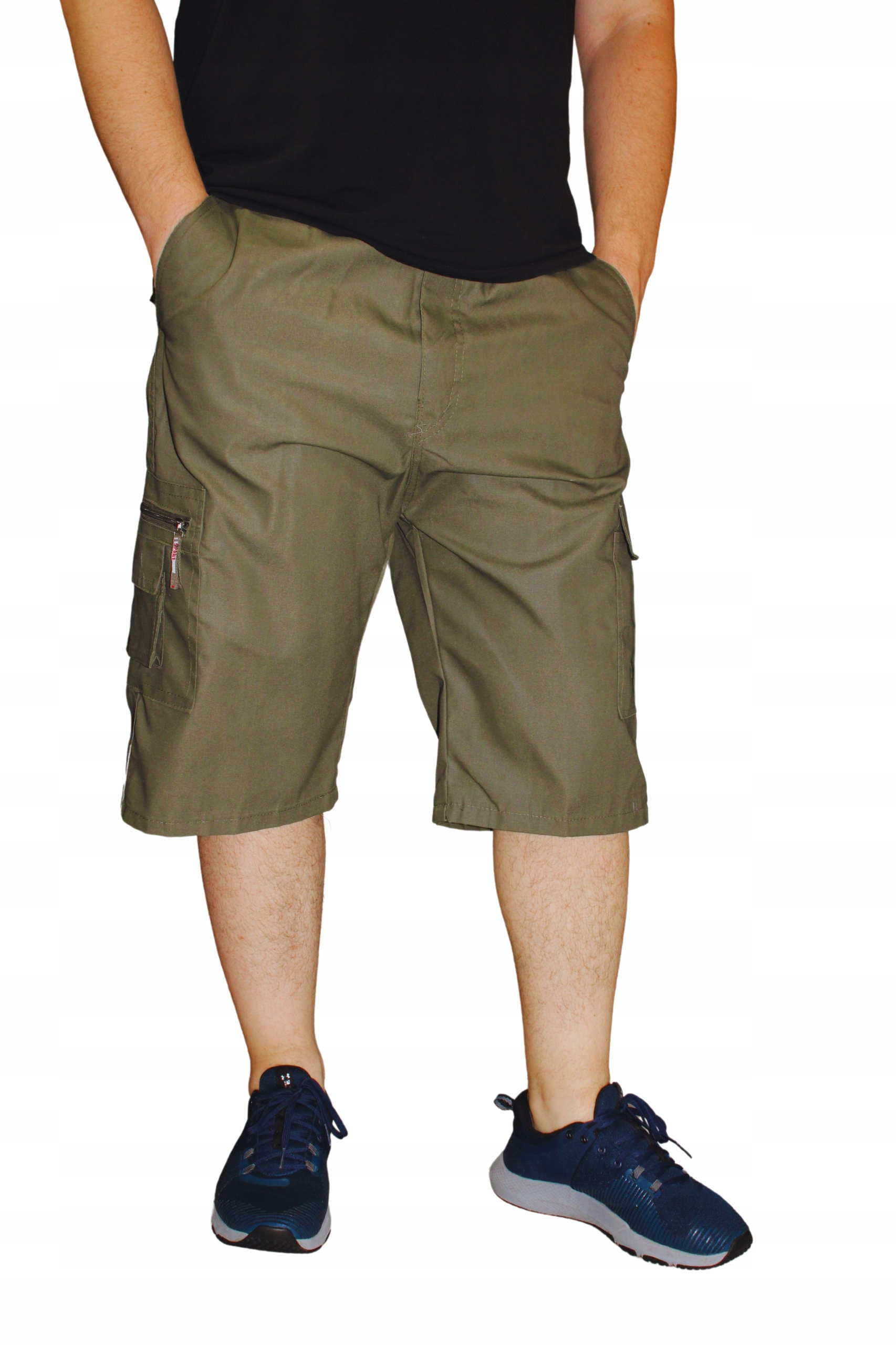 3/4 KRÓTKIE PŁÓCIENNE BOJÓWKI CARGO ROZMIAR M MIX KOLOR Rozmiar M